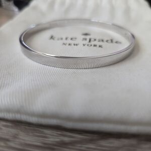 kate spade Silver Slim Bangle Bracelet